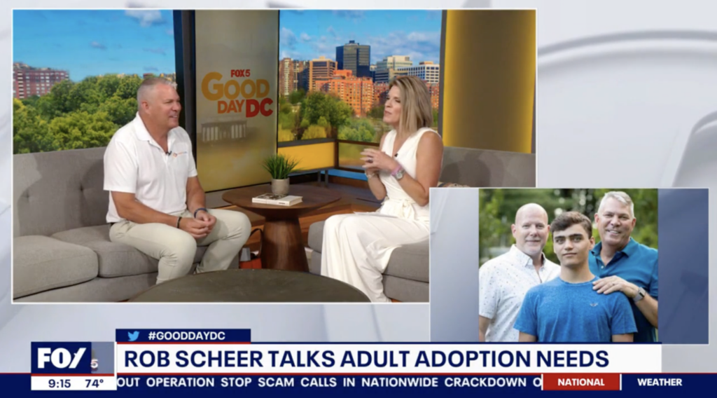 Rob Scheer shares foster & adoption journey on Fox5 DC