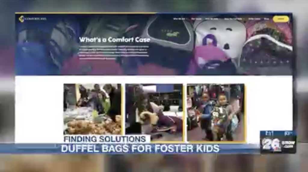 Finding Solutions: Duffel Bags for Children in Foster Care with Comfort Cases